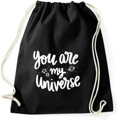 printfashion You are my Universe - Sportzsák, Tornazsák - Fekete (2217724)