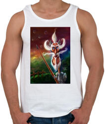 printfashion DonQuijote - Férfi atléta - Fehér (433093)