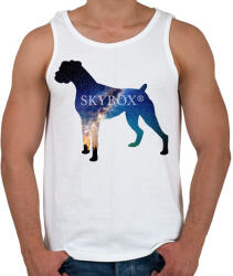 printfashion Sky boxer - Férfi atléta - Fehér (822824)