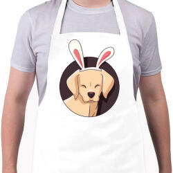 printfashion Bunnydog - Kötény - Fehér (4910494)