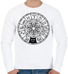 printfashion horoszkóp mérleg fekete - Férfi pulóver - Fehér (12667195)