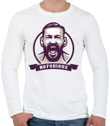 printfashion Notorious - Férfi hosszú ujjú póló - Fehér (3561380)
