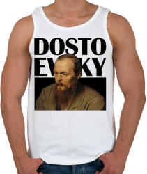 printfashion Dostoevsky - Önarckép - Férfi atléta - Fehér (7118080)