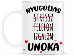 printfashion Nyugdíjas - Unoka - Bögre - Fehér (9064034)