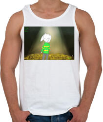 printfashion Asriel Dremurr Undertale - Férfi atléta - Fehér (7050792)