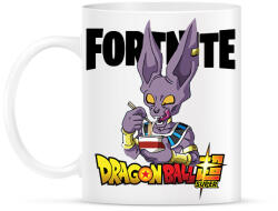 printfashion Beerus - Fortnite - Bögre - Fehér (8257097)