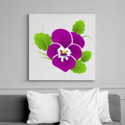 printfashion Árvácska - Vászonkép - Fehér (11995547)