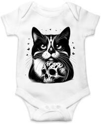 printfashion Macska - Baba Body - Fehér (15325534)
