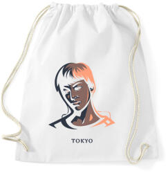 printfashion Money Heist - Tokyo - Sportzsák, Tornazsák - Fehér (4272782)