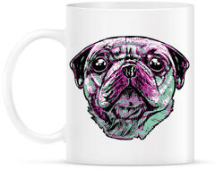 printfashion Mopsz - Bögre - Fehér (11991363)