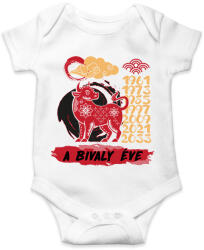 printfashion A bivaly éve - Baba Body - Fehér (7617186)