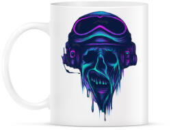 printfashion Pilóta zombi - Bögre - Fehér (787372)