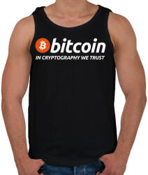 printfashion Bitcoin - Férfi atléta - Fekete (411694)