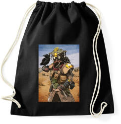 printfashion Bloodhound - Apex Legends - Sportzsák, Tornazsák - Fekete (1371097)