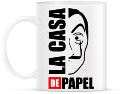 printfashion La case de papel - Bögre - Fehér (5229392)