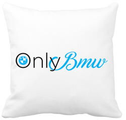 printfashion OnlyBmw - Párnahuzat, Díszpárnahuzat - Fehér (16748780)