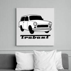 printfashion Trabant - Vászonkép - Fehér (6638586)