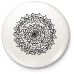 printfashion Kifesthető mandala minta4. - Kitűző, hűtőmágnes - Fehér (4082525)