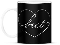 printfashion Best - Bögre - Fekete (792972)