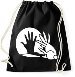 printfashion BUNNY - Sportzsák, Tornazsák - Fekete (278213)