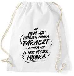 printfashion El nem végzett munka - Sportzsák, Tornazsák - Fehér (7443912)