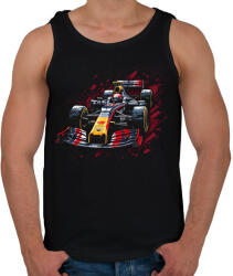 printfashion F1 autó - Férfi atléta - Fekete (13401974)