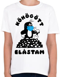 printfashion Kisvakond - Köhögött elástam! - Gyerek póló - Fehér (4581742)