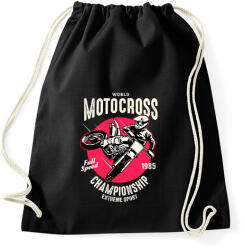 printfashion Motocross - Sportzsák, Tornazsák - Fekete (13735715)