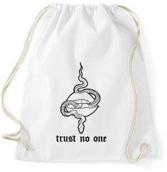 printfashion Trust no one - Sportzsák, Tornazsák - Fehér (16758596)