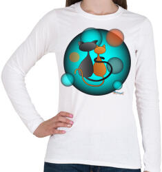 printfashion Ciclove - Női hosszú ujjú póló - Fehér (454486)