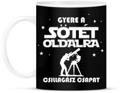 printfashion Gyere a Sötét oldalra - Bögre - Fekete (9730286)