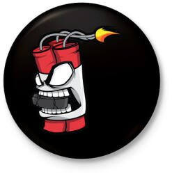 printfashion Hockey Dyna - Kitűző, hűtőmágnes - Fekete (3094452)