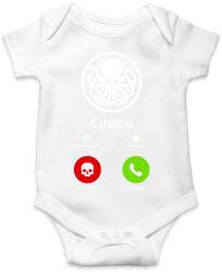 printfashion Call of Cthulhu (fehér) - Baba Body - Fehér (1437732)