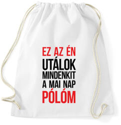 printfashion Ez az én pólóm - fekete - Sportzsák, Tornazsák - Fehér (7044161)