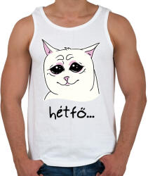 printfashion Hétfői fejem - Férfi atléta - Fehér (13369982)