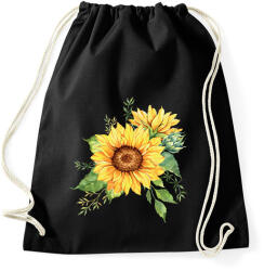 printfashion napraforgó - Sportzsák, Tornazsák - Fekete (13925069)