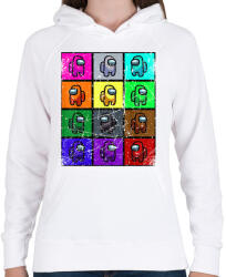 printfashion Among Us - Crew - Női kapucnis pulóver - Fehér (3936464)