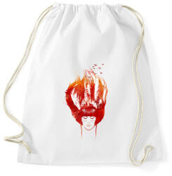 printfashion Burning forest - Sportzsák, Tornazsák - Fehér (218551)