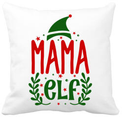 printfashion Mama elf - Párnahuzat, Díszpárnahuzat - Fehér (10756016)