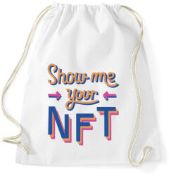printfashion Show me your NFT - Sportzsák, Tornazsák - Fehér (5485209)