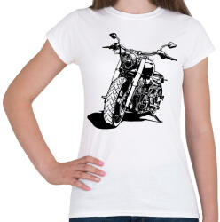 printfashion Motorcycle - Női póló - Fehér (13717420)