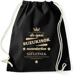 printfashion Az igazi Suzukisok- Hónappal - Sportzsák, Tornazsák - Fekete (7198762)
