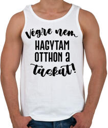 printfashion Végre nem hagytam otthon a táskát! - Férfi atléta - Fehér (7003198)