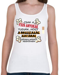 printfashion Csak a fiús anyukák tudják. . . - Női atléta - Fehér (16735416)