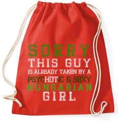 printfashion Sorry, this guy is already taken. - Sportzsák, Tornazsák - Piros (275821)