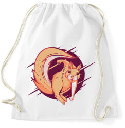 printfashion Mókus - Sportzsák, Tornazsák - Fehér (4201990)