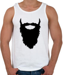 printfashion Beard - Férfi atléta - Fehér (1675601)