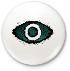 printfashion EYE - Kitűző, hűtőmágnes - Fehér (3075450)