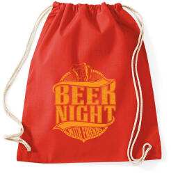 printfashion Éjszakai sörözés - Sportzsák, Tornazsák - Piros (167837)