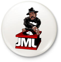 printfashion JML - Kitűző, hűtőmágnes - Fehér (15051231)